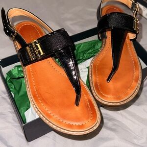 Tommy Hilfiger Black Sandals